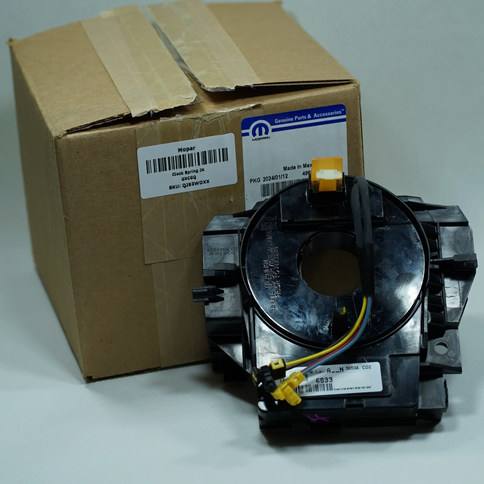 Jual Spiral Airbag Stir Clock Spring Jeep Wrangler JK untuk Jeep Wrangler JK 2007-2011 Harga Murah Original